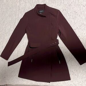 Liz Claiborne Plum Jacket with Belt